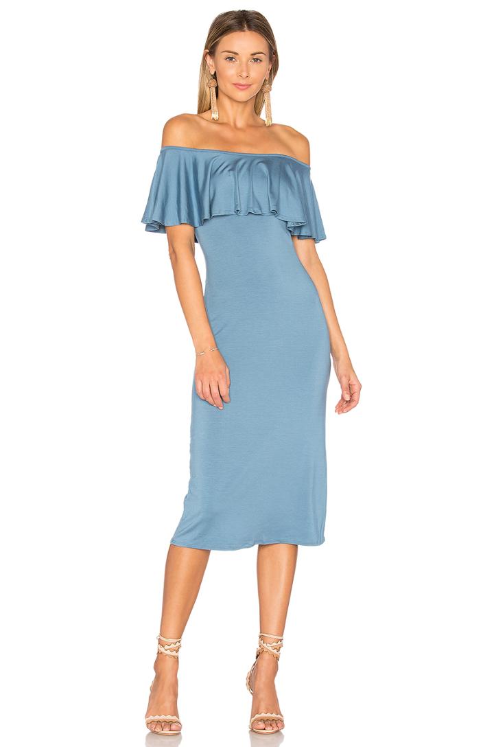 Ruffle Midi Dress