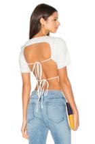 Open Tie Back T-shirt