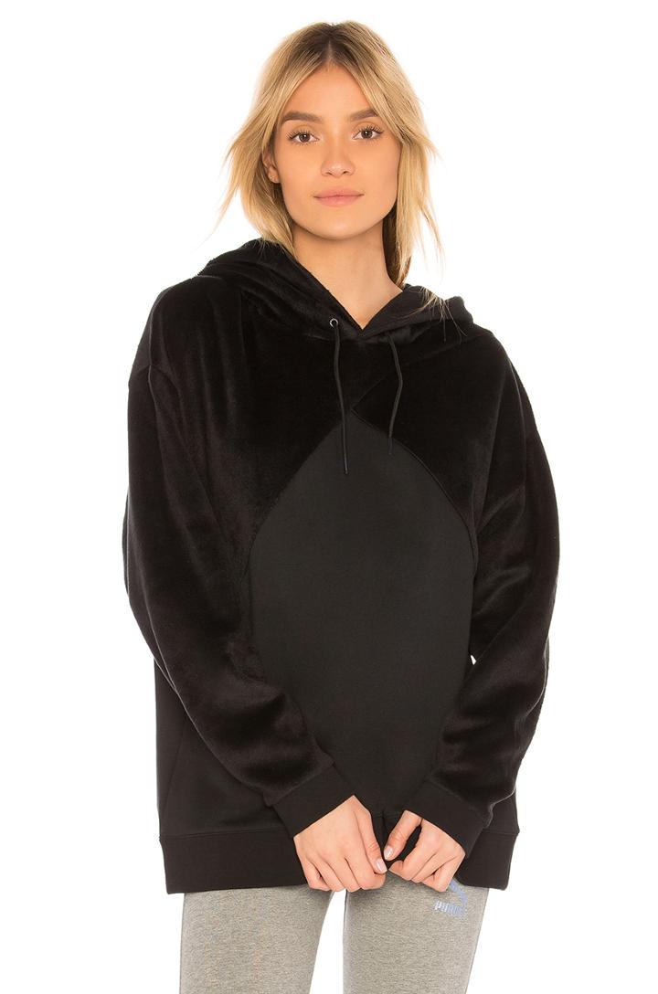 Fabric Block Hoodie