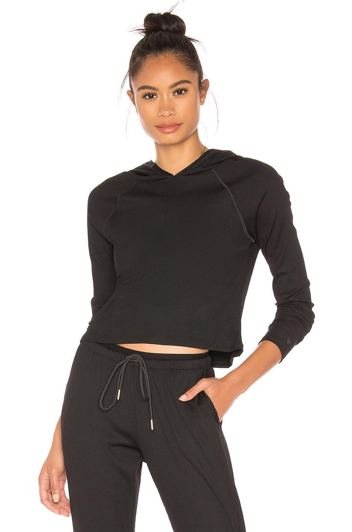 Lucky Hooded Long Sleeve Top