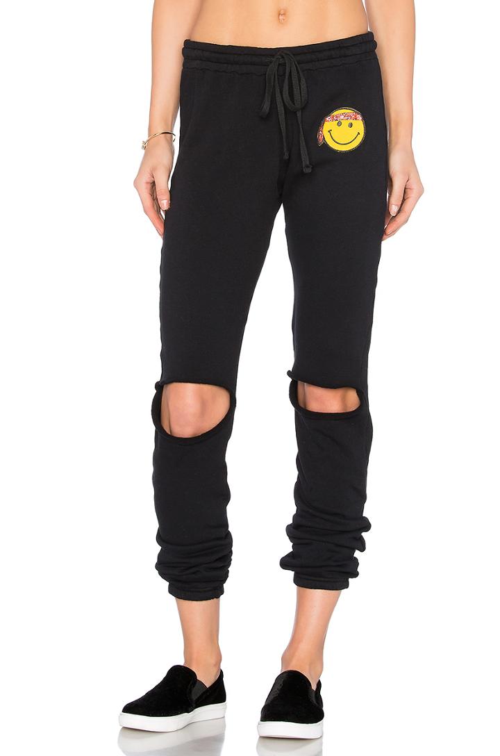 Sherri Happy Hippie Patch Sweatpant