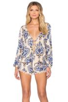 Kalani Lace Up Romper