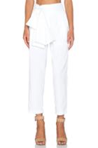 Tie Front High Waist Pant