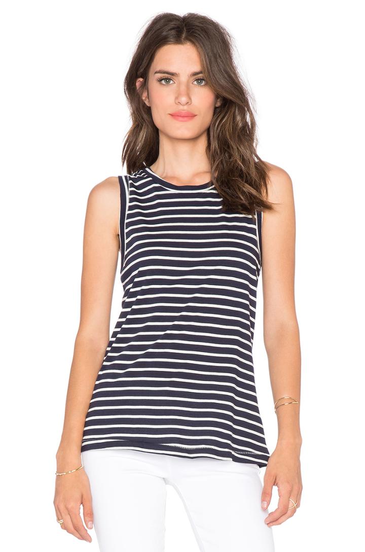 Striped Muscle Tank
