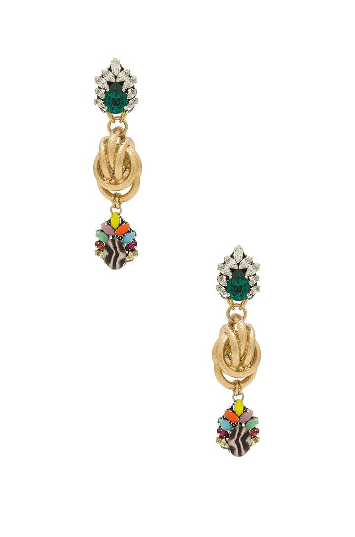 Cluster Knot Earring