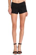 Gold Leaf Lace Shorts