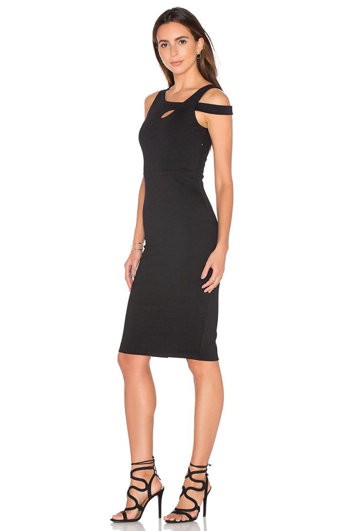 Cold Shoulder Midi Dress