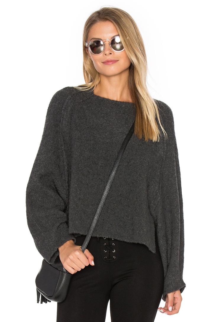 Crop Crew Neck Sweater