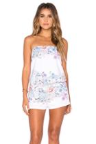Summer Garden Strapless Romper