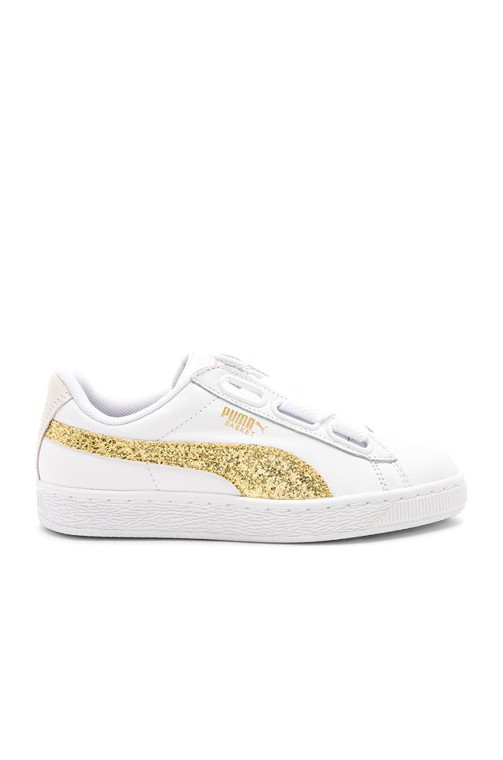 Basket Heart Glitter Sneaker