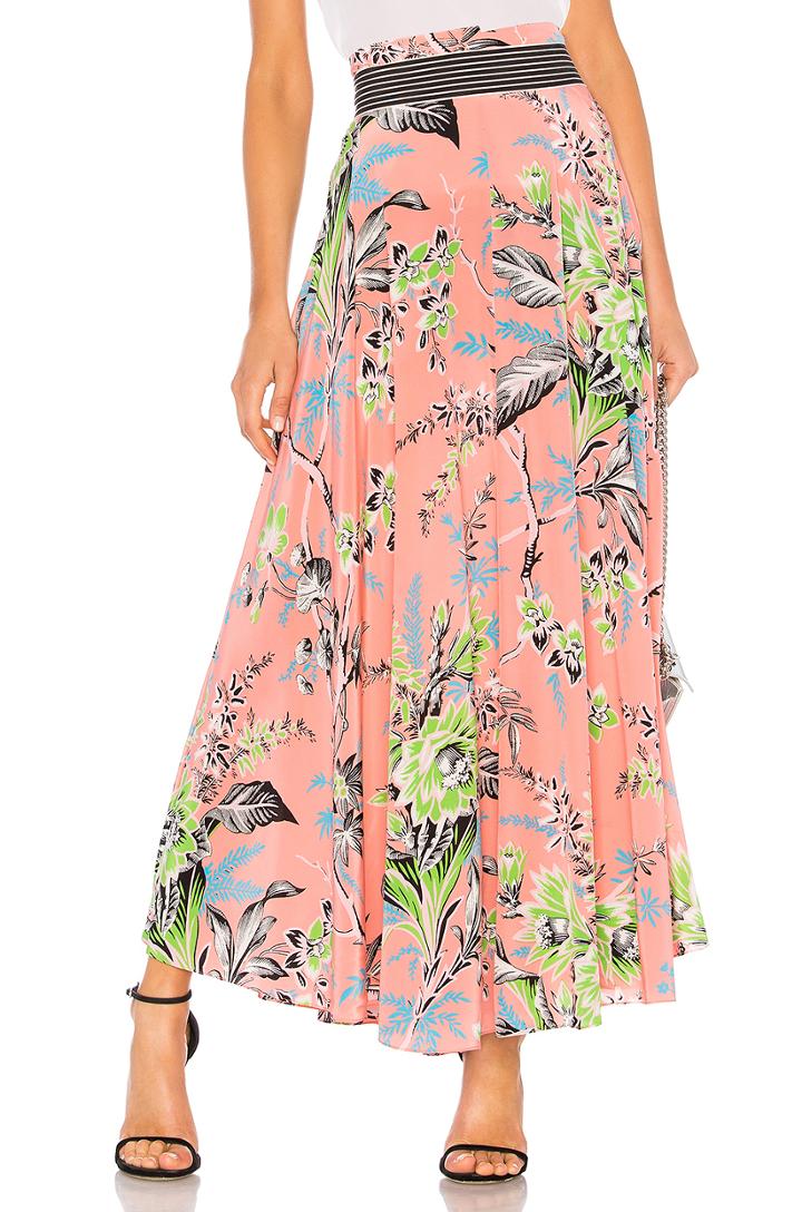 Draped Maxi Skirt