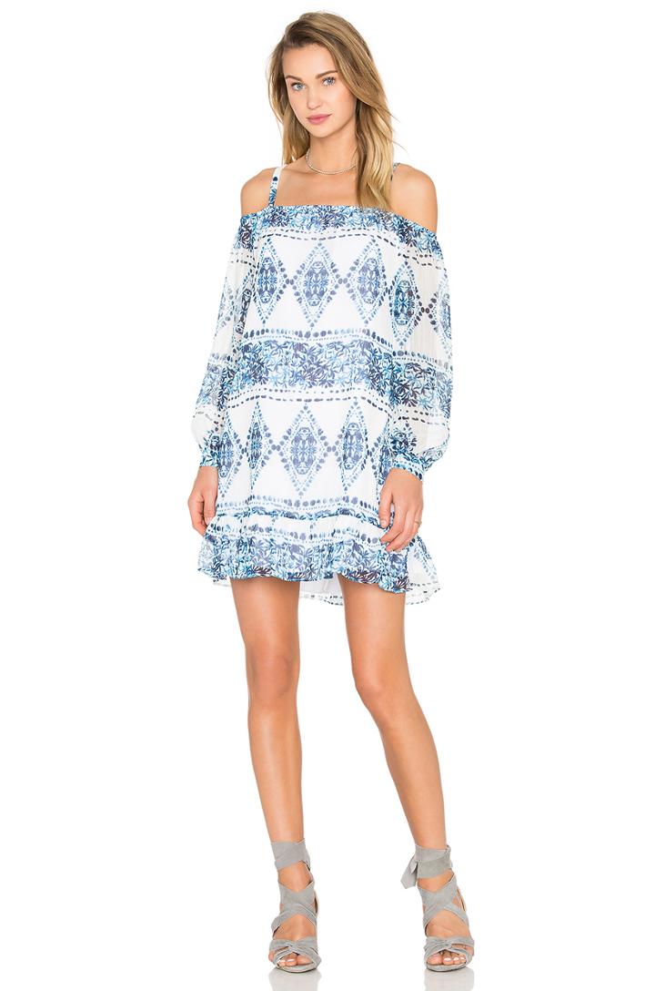 Cold Shoulder Halter Dress