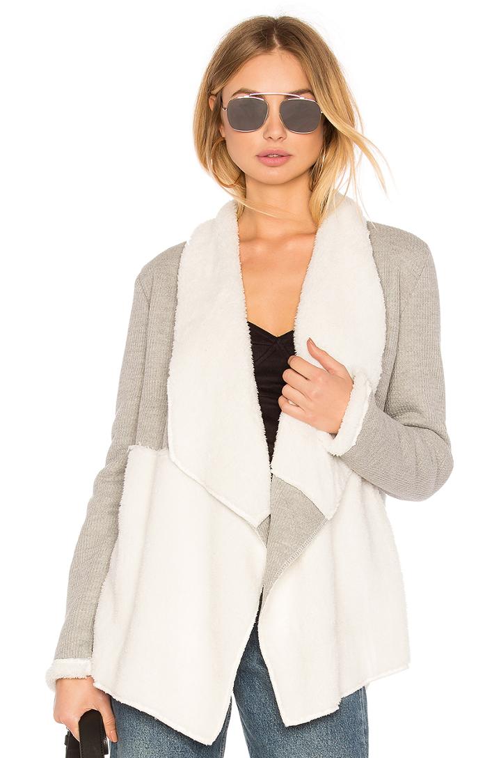 Sherpa Waffle Cardigan