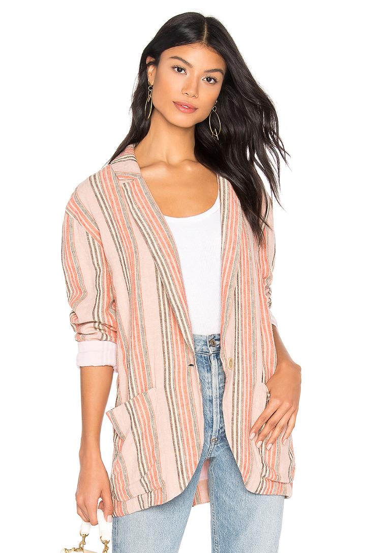 Simply Stripe Blazer