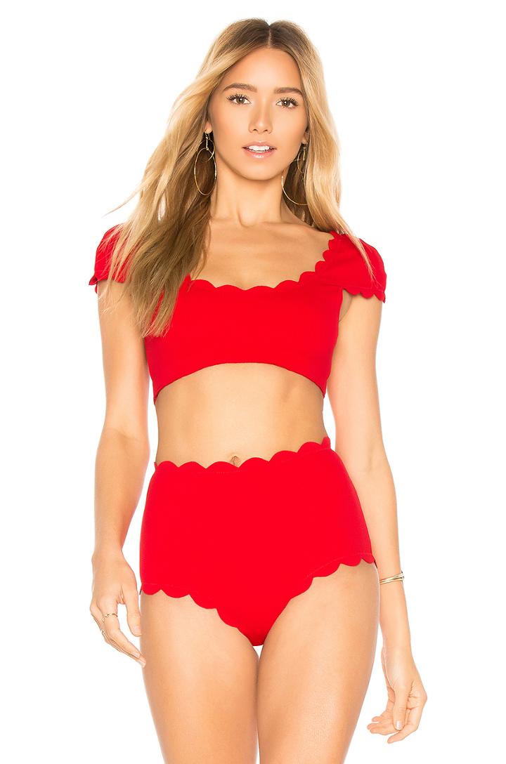 Scalloped Mexico Top