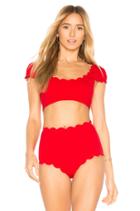 Scalloped Mexico Top