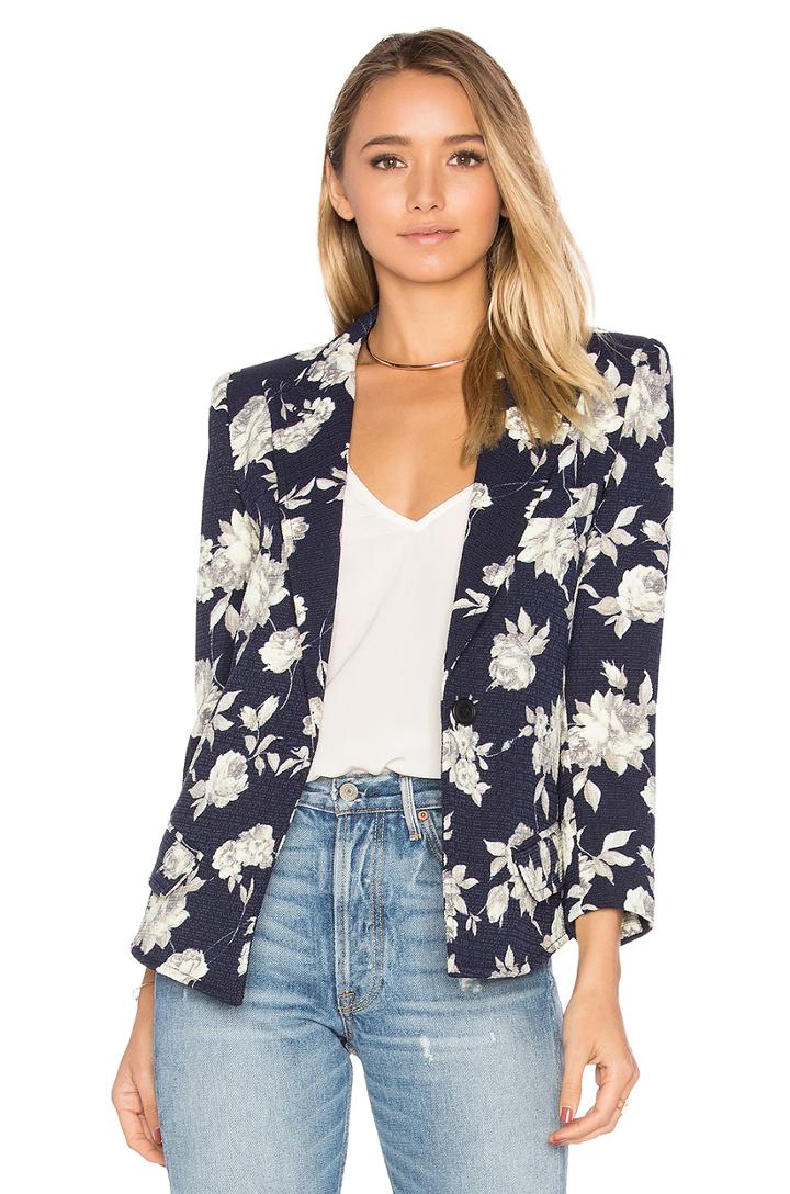 Sharp Shoulder Blazer
