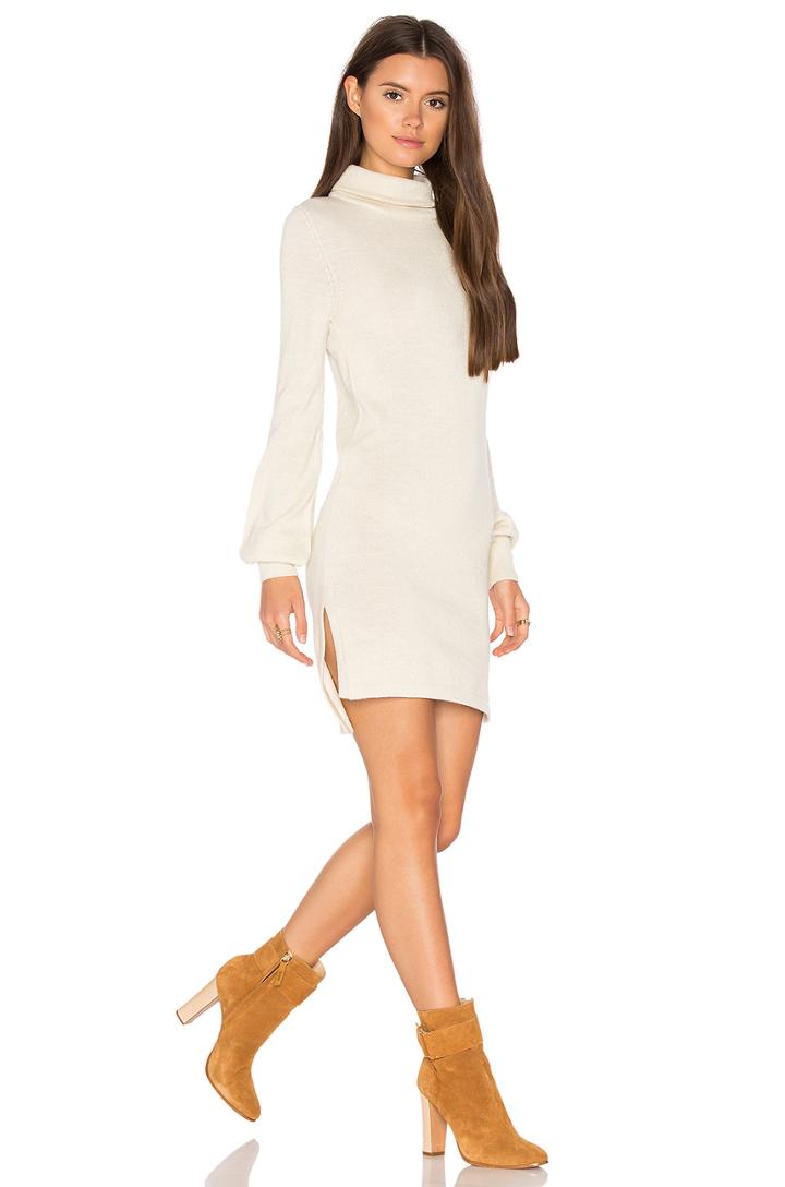 Zoni High Neck Sweater Dress