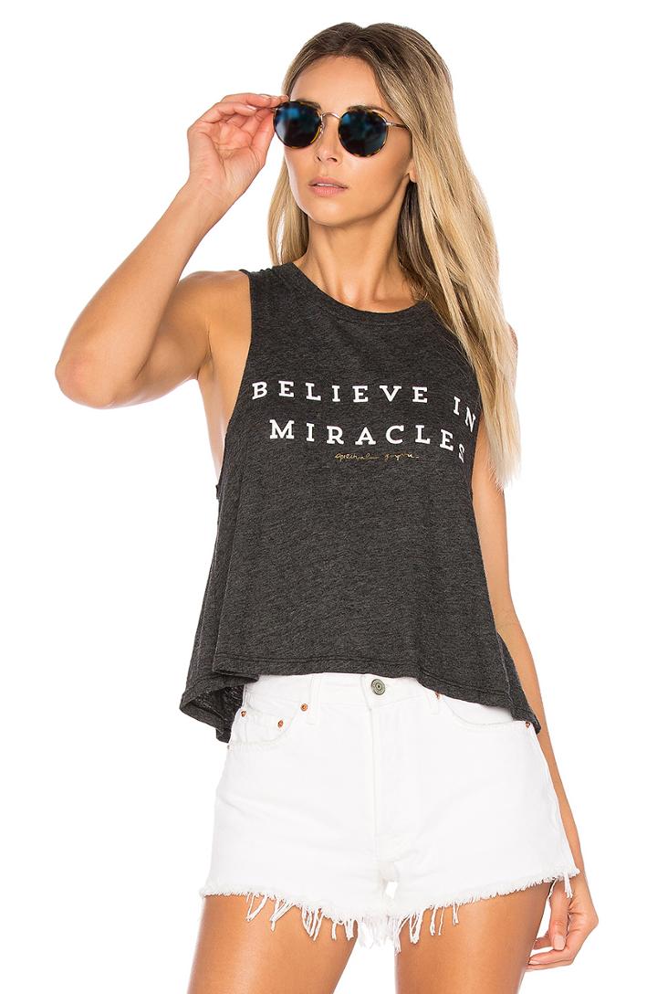 Believe In Miracles Crop Tank