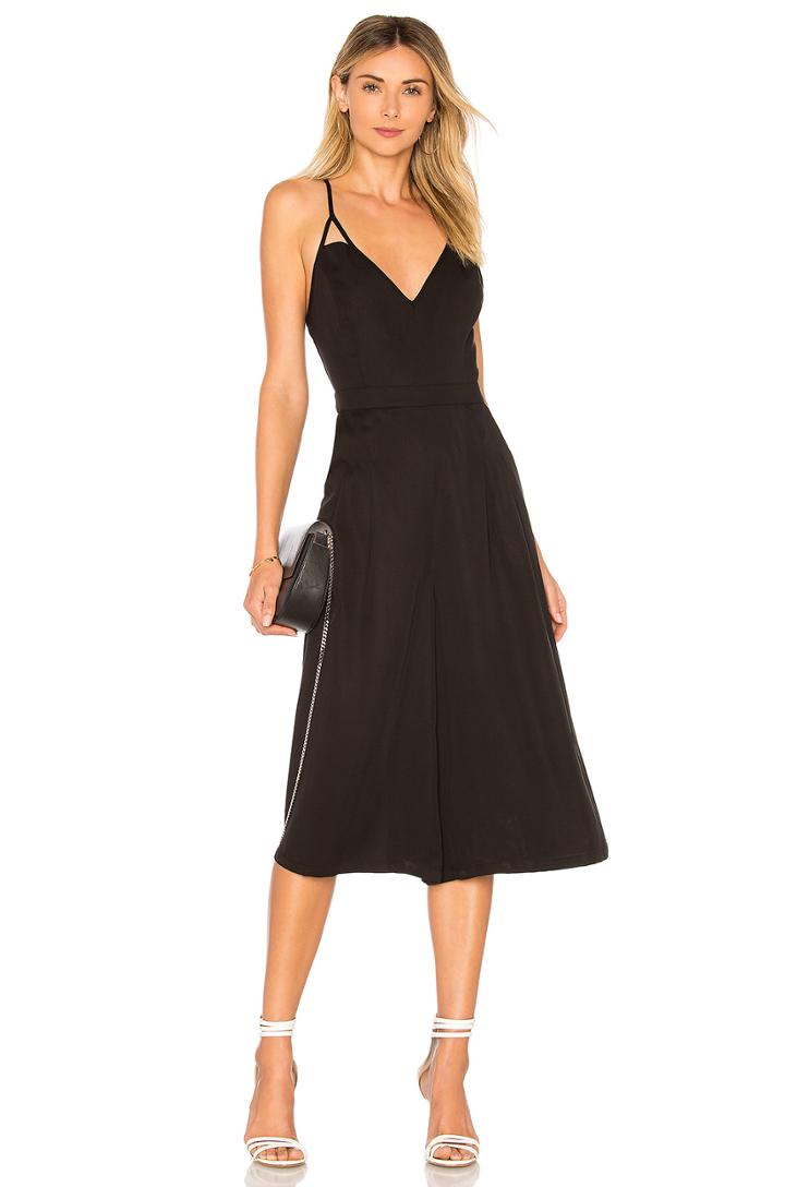 Black Lace Up Jumpsuit