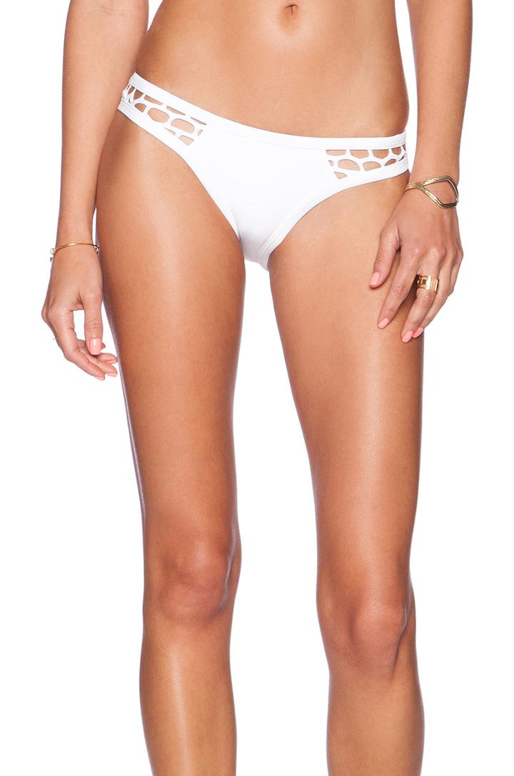 Mesh About High Cut Brazilian Bikini Bottom