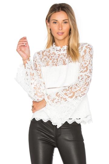 X Revolve Sansa Lace Top