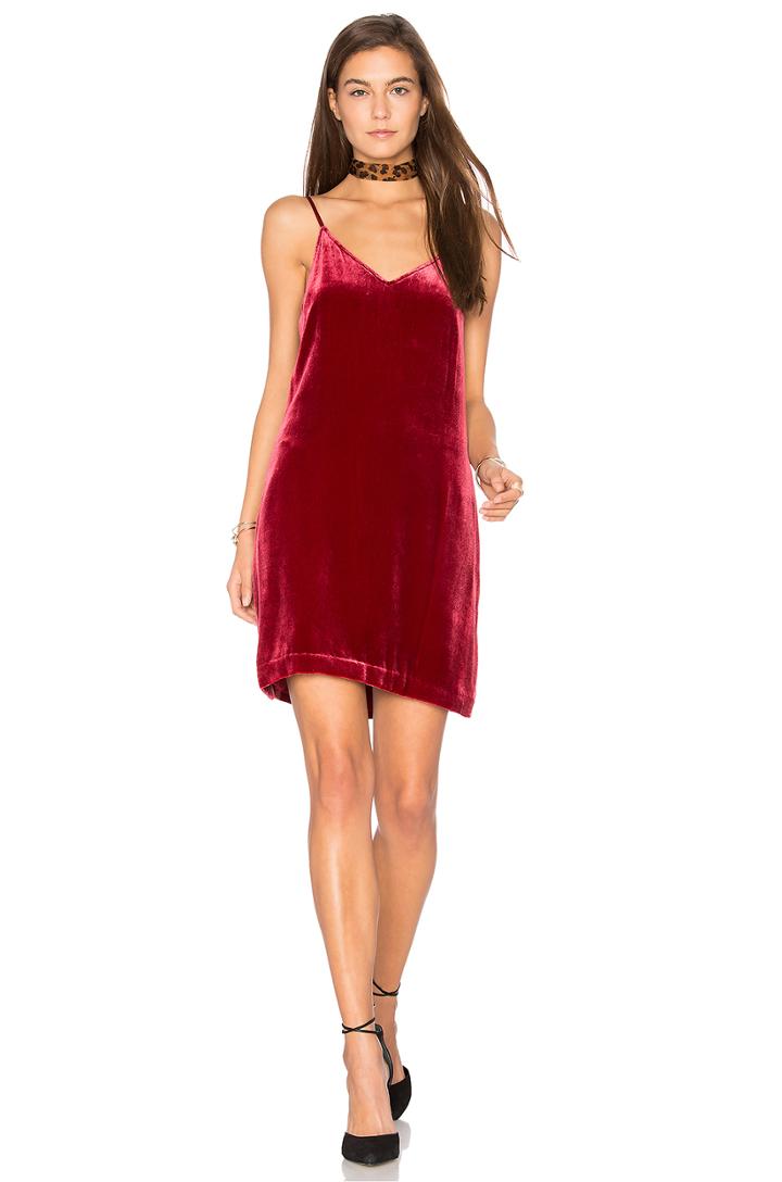 Sidney Frosted Velvet Cami Dress
