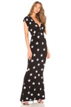 V Neck Rectangle Gown