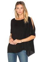 Asymmetric Silk Boxy Top