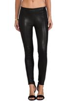Leather Pull Up Legging