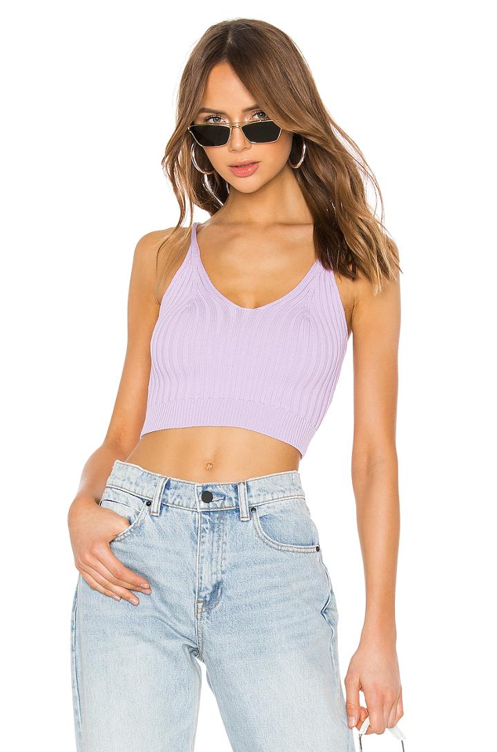 Shrunken Rib Bra Top