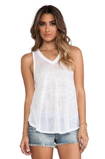 Free People Breezy Tank In White