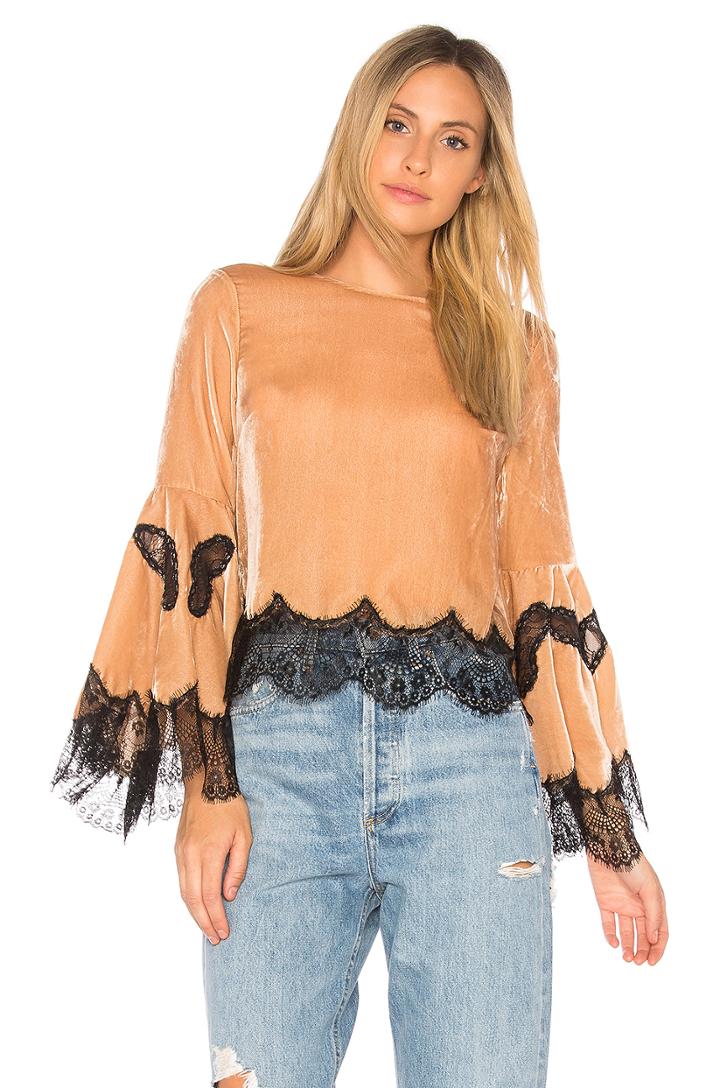 Levine Velvet Top