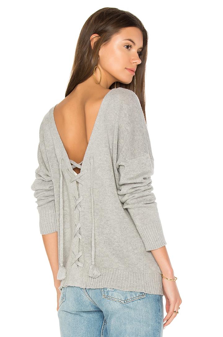 Garnet Lace-up Cardigan