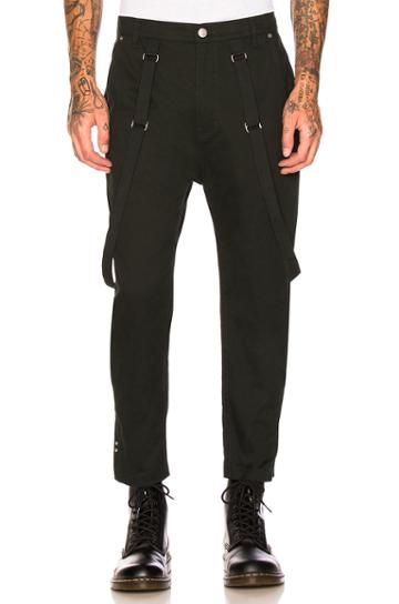 Crop Suspender Trousers