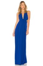 V Neck Cut Out Gown