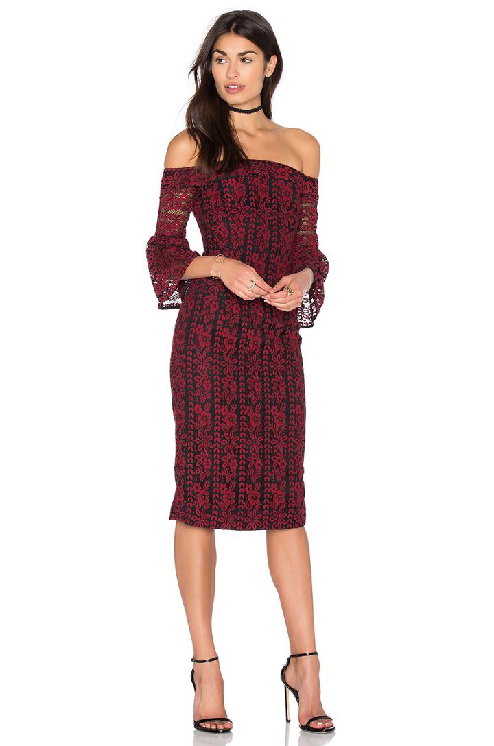 Lace Off The Shoulder Dress
