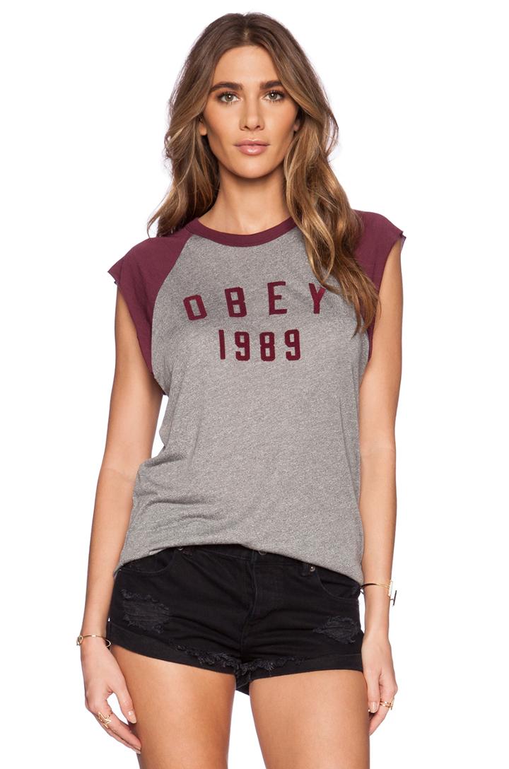 Phys Ed Cut Off Raglan Tee