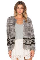 Farah Rabbit Fur Cardigan