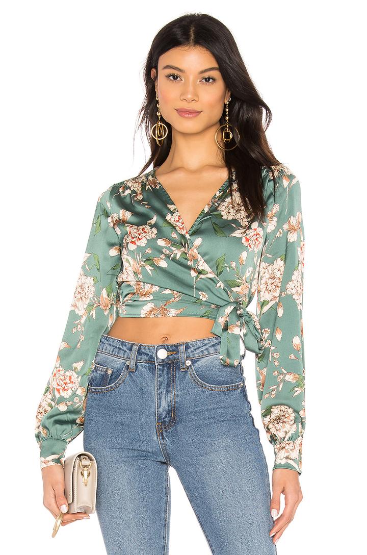 Remy Deep V Wrap Top