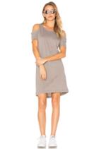 Zadeth Cold Shoulder Tee Dress
