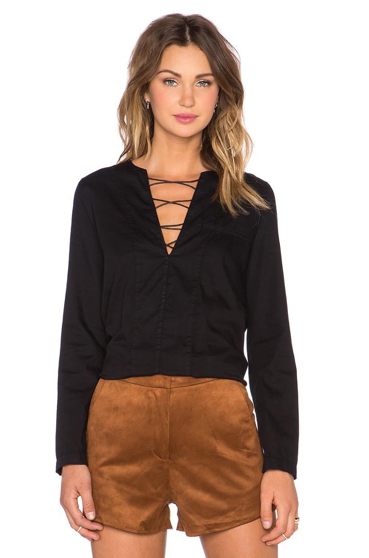Penelope Lace Up Shirt