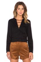 Penelope Lace Up Shirt