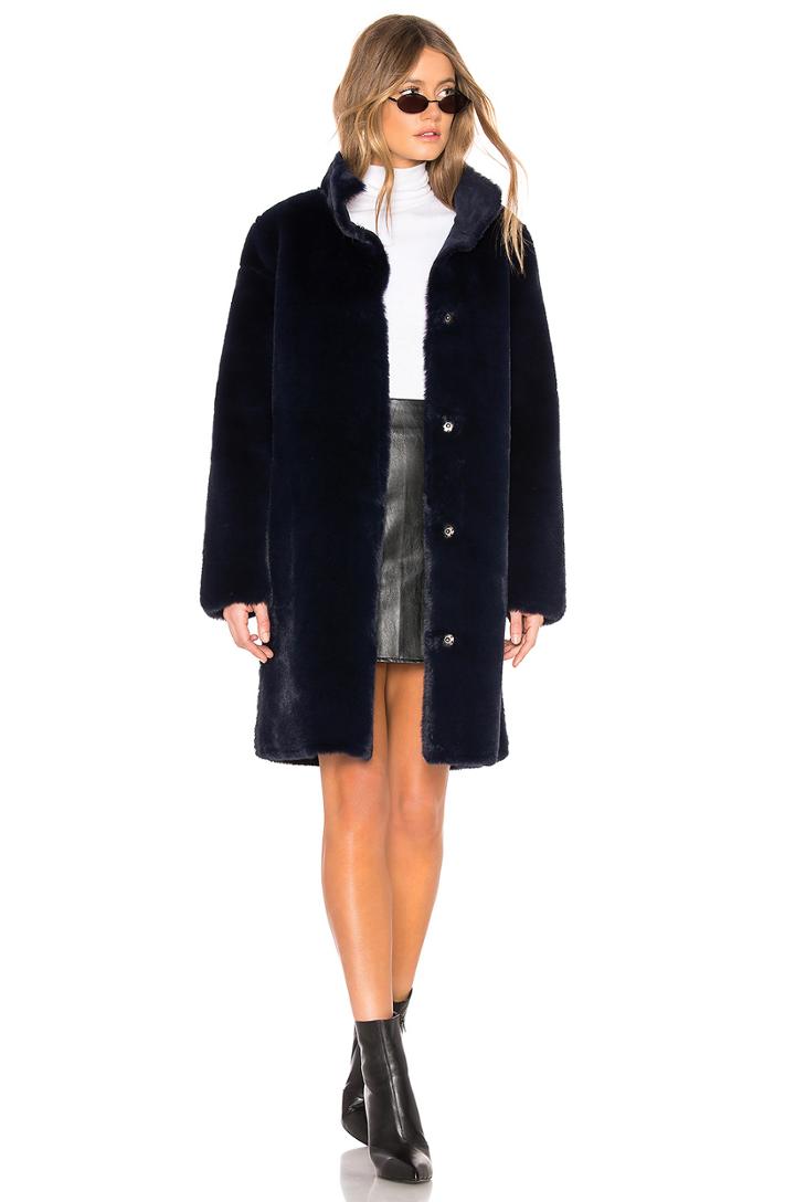 Mina Faux Fur Coat