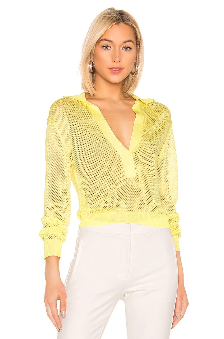 Mesh Pullover Sweater
