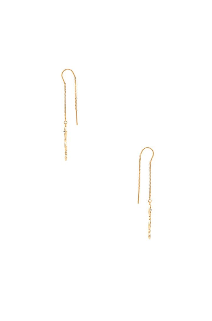 Evil Eye Threader Earrings