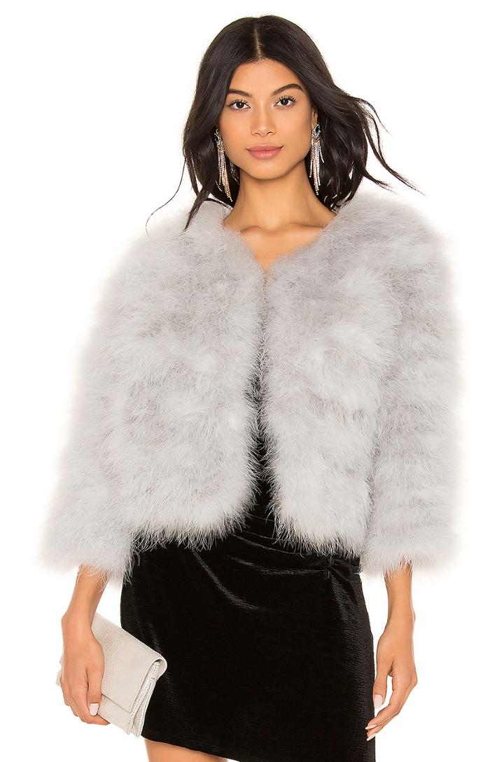 Feather Bolero Jacket