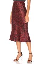 Bar Silk Midi Skirt