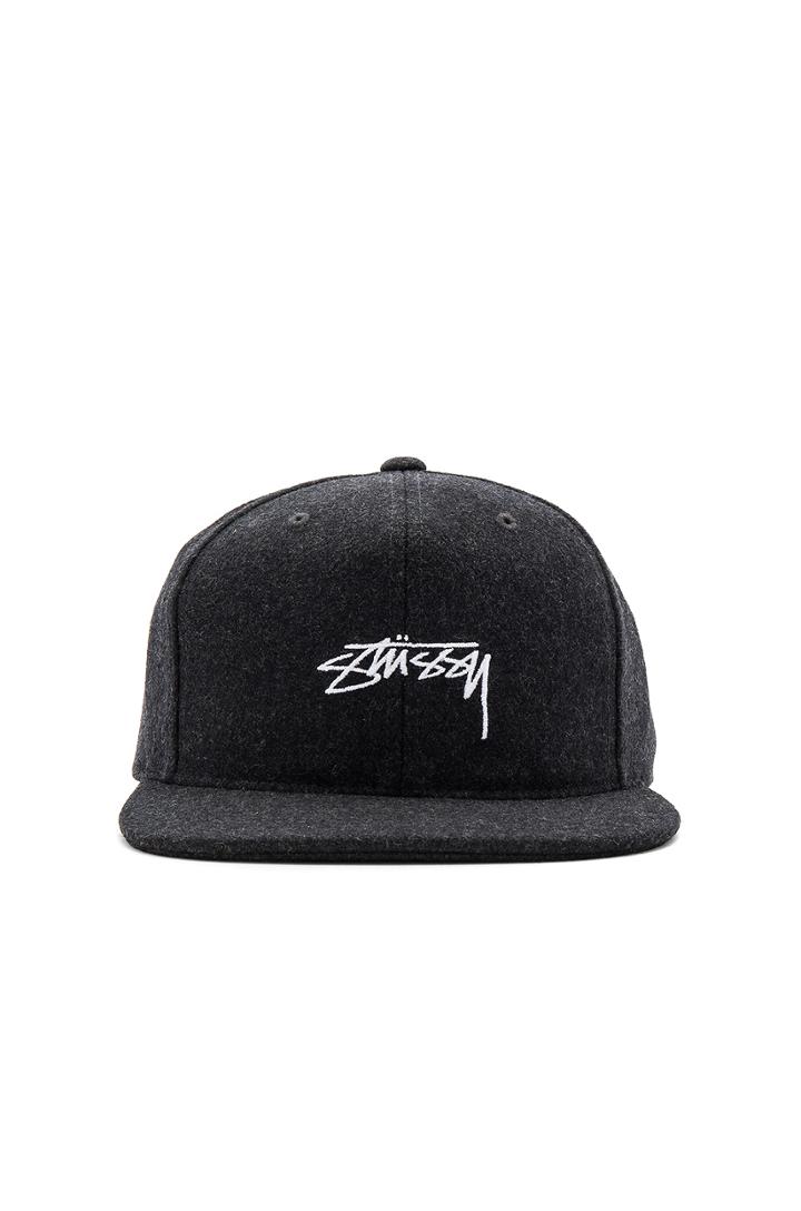 Smooth Stock Melton Wool Snapback