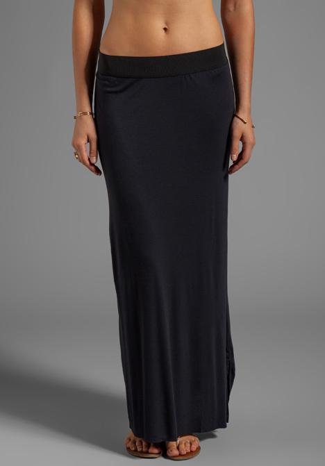 American Vintage Lily Bay Maxi Skirt In Black